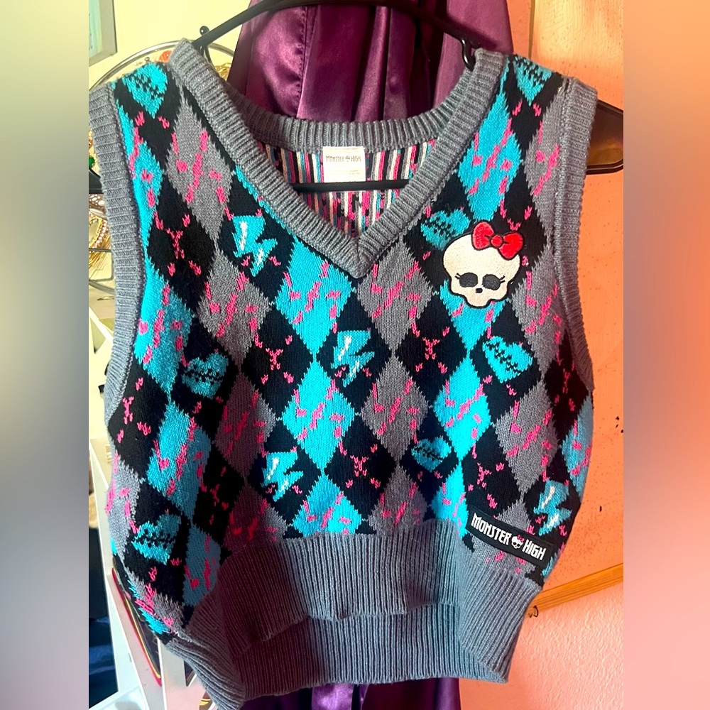 Monster High Alumni Sweater Vest - Adult